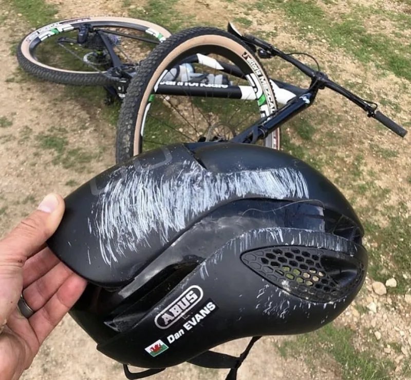 Sticker en cuadro MTB
